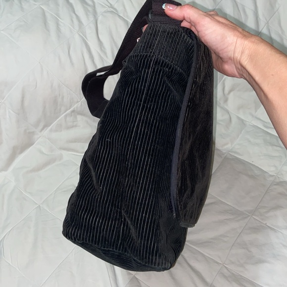 Kate Spade Messenger Laptop Bag Vintage Corduroy black - Picture 3 of 15